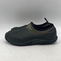 Statesman Unisex Kids Black Olive Slip On Waterproof Rain Shoes Size 3 - $24.74