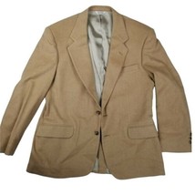 100% Camel Hair Hunt Valley Two Button Blazer Jacket Mens Sz 42 Regular ... - £34.35 GBP