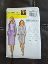 Butterick B5336 Connie Crawford Jacket &amp; Skirt Sewing Pattern Sz. XS-Xlg Uncut - £6.71 GBP