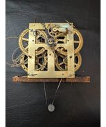 WML Gilbert Wall Clock Movement 8 Day clock Time Strike Brass Hands Pend... - $51.27