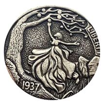 Lucky  &amp; Gift Copper “Forest Ballerina  25 mm  Coin #CL146 - €2,42 EUR