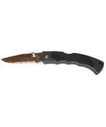 Folding Locking POCKET KNIFE Serrated 3&quot; Stainless Steel Blade Ozark Tra... - $250.56 MXN