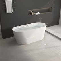 59&quot; Acrylic Freestanding Bathtub, White - $812.99