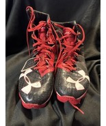 Under Armour Highlight ClutchFit Football Cleats Red/Black Size 11 Men’s - $45.21 CAD