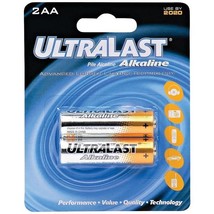 Ultralast ULA2AA ULA2AA AA Alkaline Batteries, 2 pk - £20.08 GBP