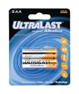 Ultralast ULA2AA ULA2AA AA Alkaline Batteries, 2 pk - £20.17 GBP
