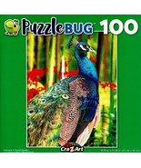Peacock in Orchid Garden - 100 Pieces Jigsaw Puzzle - £8.55 GBP
