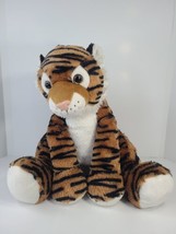 Toys R Us Animal Alley Tiger Cub Plush 15 Inches Seated Stuffed Animal 2017 - £23.22 GBP
