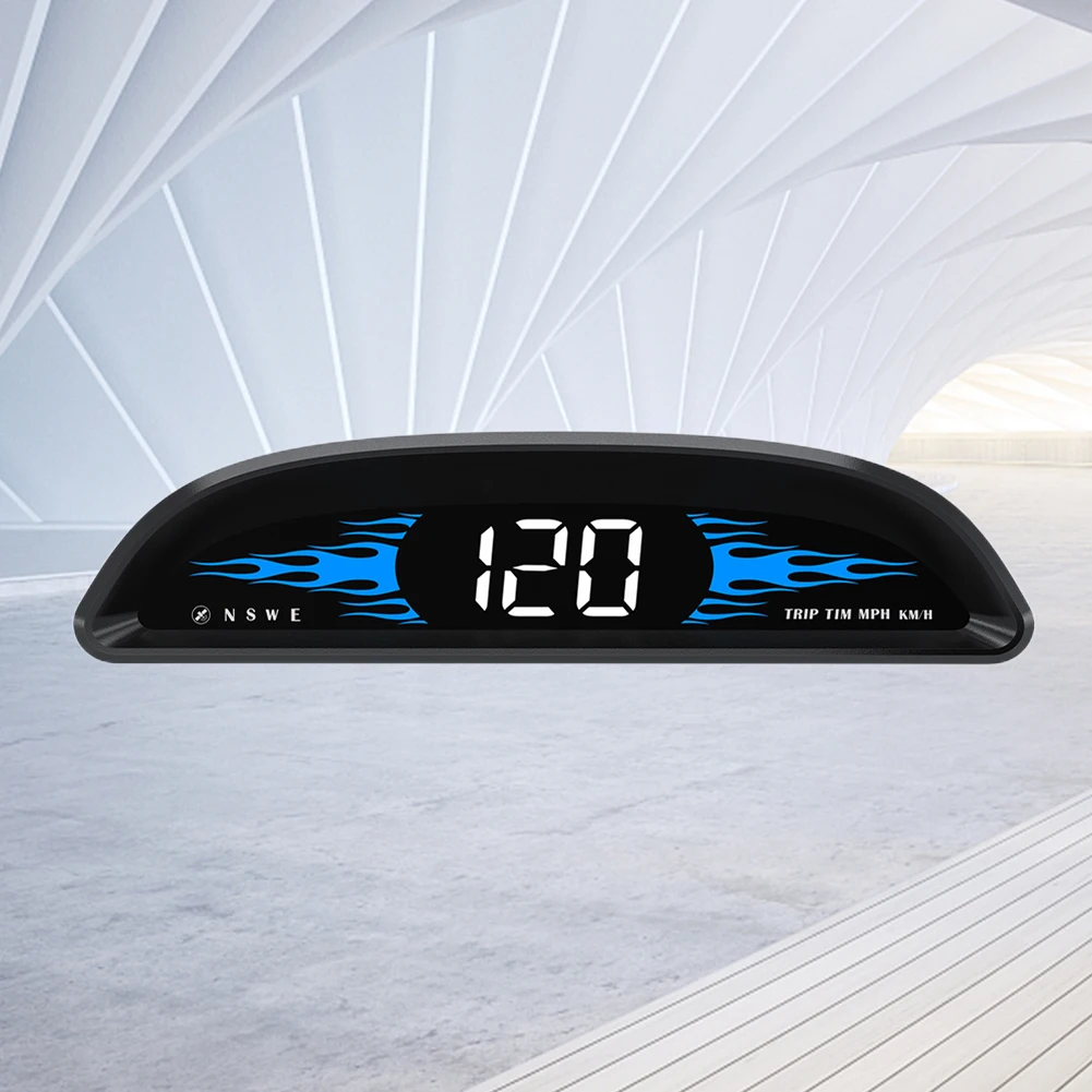 Car HUD High Definition Digital Head Up Display Overspeed Alarm Intelligent GPS - £19.14 GBP+