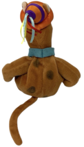 Vintage 10" Scooby Doo Birthday Hat Bean Bag Plush Warner Bros Store 1998 image 5