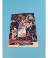 1994 Fleer Allan Houston #243 Rookie Detroit Pistons Basketball Card - $1.25