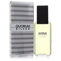 Quorum Silver by Puig Eau De Toilette Spray 3.4 oz (Men) - £34.69 GBP