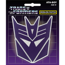 Transformers Decepticon Iron On Patch Purple - £10.16 GBP