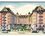 Portland Hotel Portland Oregon OR UNP Linen Postcard N24 - $4.90