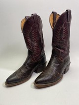 Men&#39;s Nocona Genuine ￼Leather Western Boots Size 8.5 D - £39.90 GBP