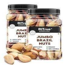 Organic Brazil Nuts,Handpicked Brazilian Nuts Raw 500 Gm - £34.42 GBP
