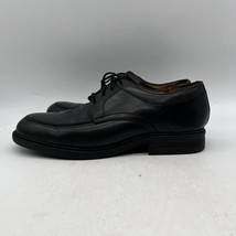 Giorgio Brutini Mens Black Leather Lace Up Oxford Dress Shoes Size 10 D - £31.15 GBP