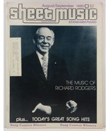 Sheet Music Magazine August/September 1980 Standard Piano - $4.25