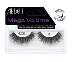 Ardell Professional Mega Volume Eye Lashes 1 Pack 251 Black  NEW - $9.85
