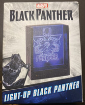 Marvel Light up Black Panther With Mini Book Wakanda Forever - $9.49