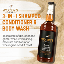 Woodys 3-In-1 Shampoo Conditioner Body Wash, 32 Oz. image 2