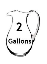 LWM5 - Two (2) Gallons in GLASS John Ellis Living Water Electron Energized  - £99.79 GBP