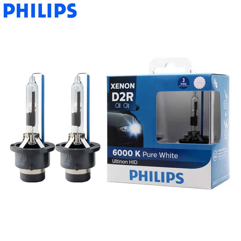 Philips D2R 85126WXX2 Xenon 35W Ultinon HID 6000K Cool Blue White Light Auto - £162.44 GBP