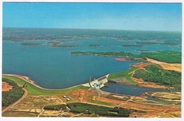 North Carolina Postcard Catawba River Dam Lake Norman Inland Sea Cowans Ford Dam - £3.17 GBP