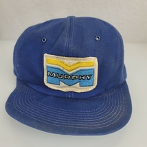 Vintage Murphy Blue White Yellow Baseball Hat Cap K-Products - £19.32 GBP