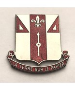 Army Engineer la terre sur le papier Pin PInback Military Original - $9.95