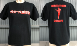 Hammer Down No Noise Motocross Medium Black Mens T-Shirt  - $11.91
