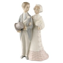 Lladro &quot; Mariée &amp; Marié &quot; #4808 Couple Devenir Married Bon État Abandonn... - $198.33