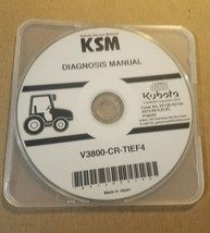 Genuine Kubota Service Manual V3800-CR-TIEF4 ENGINE Diagnostic 9Y130 - £82.34 GBP