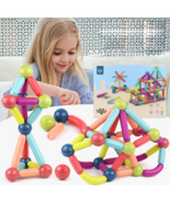 Baby Toys Magnetic Stick Building Blocks Game Magnets Children Set Kids ... - £33.29 GBP