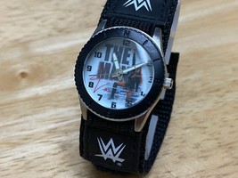 Game Time Lady Silver Black Fixed Bezel Nylon Analog Quartz Watch~New Battery - £15.26 GBP