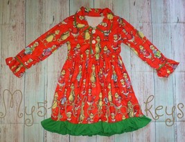 NEW Boutique Grinch Stole Christmas Girls Nightgown Pajamas - £13.56 GBP+