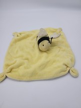 Burts Bees Lovey Bumble Bee Baby Security Blanket Yellow 9X11 In Crib Toy - £15.76 GBP