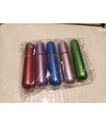 Set of 5 Aluminum Blank Essential Oil Aromatherapy Nasal Inhaler Aromast... - $306.13 MXN