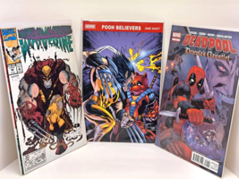 MARVEL Comics Wolverine, Deadpool, Pooh Believers Set of 3 - £17.47 GBP
