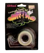 1980s Lotus Glow in the Dark Luminous Tape Vintage SEALED Halloween New E52 - €21,63 EUR