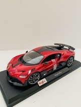 Maisto Bugatti Divo 1:18 Diecast Dark Red Car Figure - $60.96