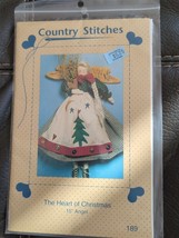 Country Stitches Sewing Pattern 189, The Heart Of Christmas, 15&quot; Angel - £9.88 GBP