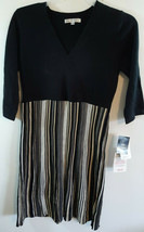 New Sandra Darren Women&#39;s Black/MultiColor Bottom 1/4 Sleeve Dress Size XL(E1) - £11.25 GBP