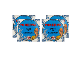 4 x Minerva Cans Sardine Paste Portuguese Speciality Food 75g Portugal Patê - £20.37 GBP