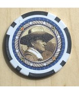 John Wayne Poker Chip The Duke Black Border J1 - $8.90