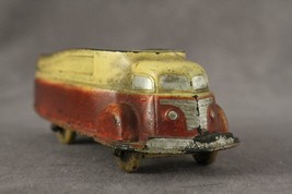 Vintage Delivery Vehicle SUN RUBBER 33 Molded Toy Truck Streamliner Futu... - $24.65