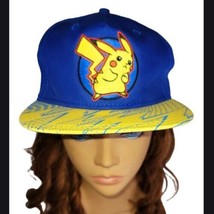 Pokemon Pikachu Multi colored Snapback Youth Kids Hat Cap 2017 Nintendo - £5.44 GBP