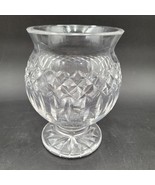 Waterford Crystal Glass Footed Flower Cinch Waist Vase Giftware Collection - $67.68 CAD