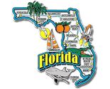 Florida Jumbo State Map Fridge Magnet - $8.99