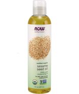 NOW Solutions, Organic Sesame Seed Oil, 100% Pure Moisturizing Oil for Skin - $12.99